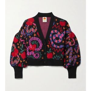 FARM RIO - Jacquard-knit cardigan